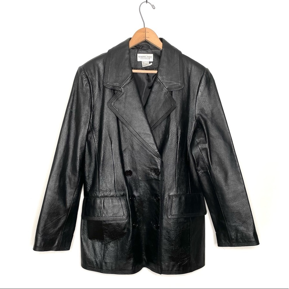 Newport News | Black Leather Jacket